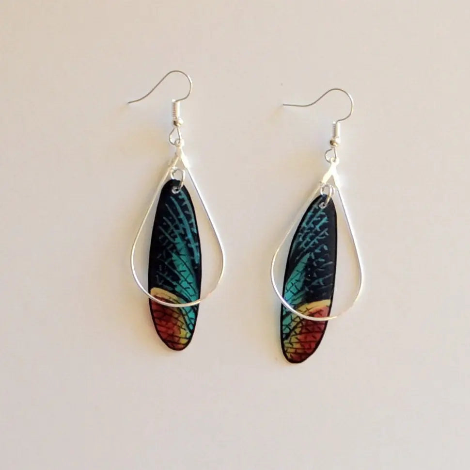 Butterfly earrings DougWalpusArtStudio