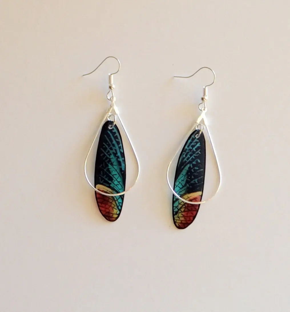 Butterfly earrings DougWalpusArtStudio