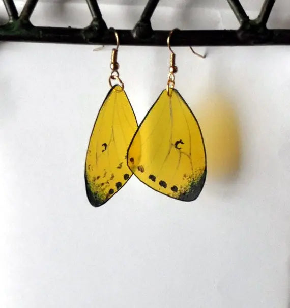 Butterfly wing earrings DougWalpusArtStudio