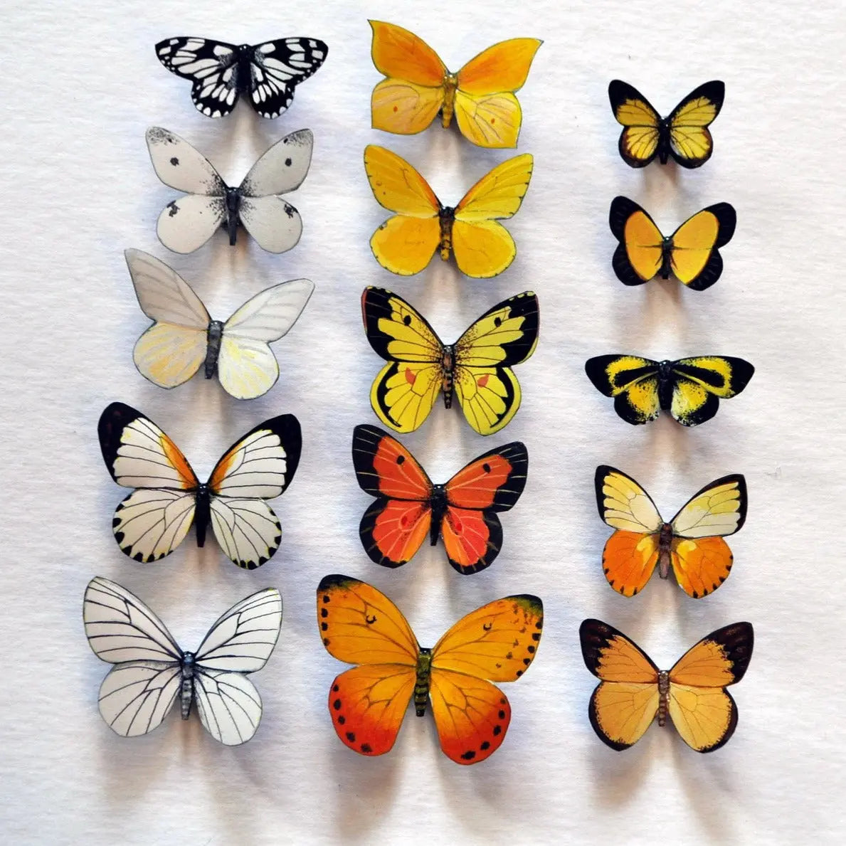 Butterfly Magnets set of 15 DougWalpusArtStudio