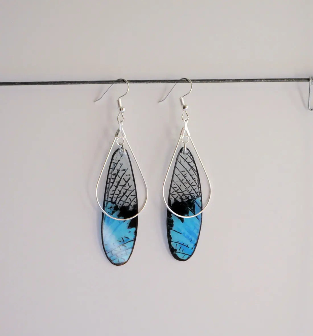Butterfly earrings DougWalpusArtStudio
