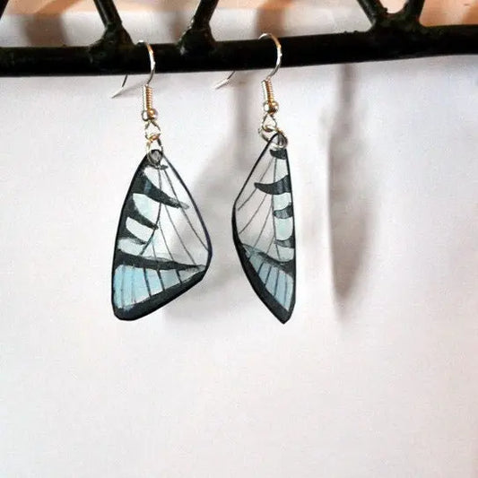 Butterfly wing earrings DougWalpusArtStudio